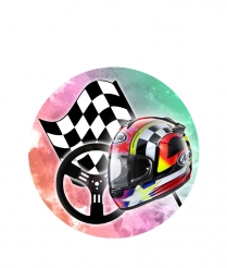 MOTO204 Car Racing - Dome 50mm