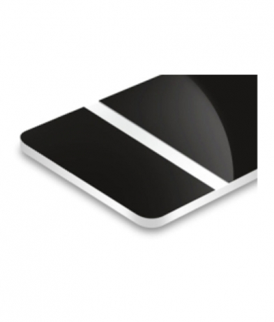 PH402 TroPly HiGloss Black/White 1.6mm
