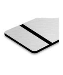 PMT334 TroPly Metallic BR Silver/Black 1.6mm