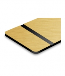 PMT754P TroPly Metallic Plus Euro Gold/Black 1.6mm
