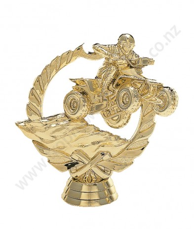 QUAD505 Quad Bike Wreath  10.6cm