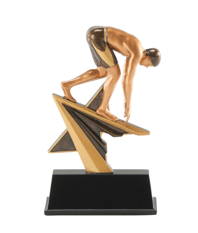 RES0251 Swimming Male Resin 18cm