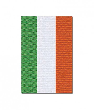 V122GWO V Neck Green/White/Orange Ribbon