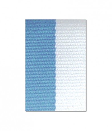 V122LBWE V Neck Light Blue/White Ribbon