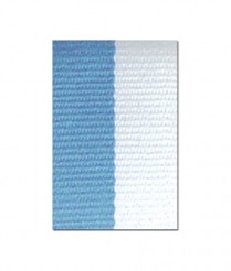 V122LBWE V Neck Light Blue/White Ribbon