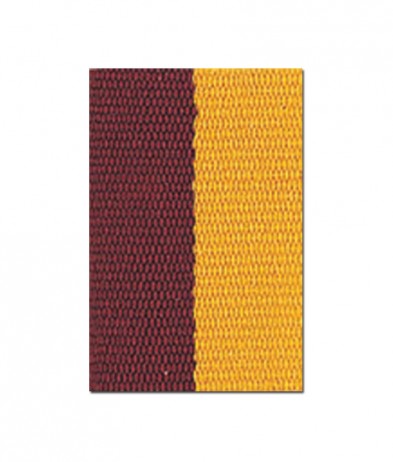 V122MAGD V Neck Maroon/Gold Ribbon