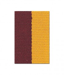 V122MAGD V Neck Maroon/Gold Ribbon