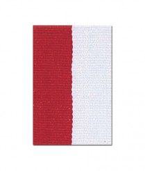 V122RDWE V Neck Red/White Ribbon