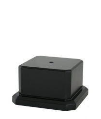 WB04 Black Wooden Base - Top 11.5cm sq
