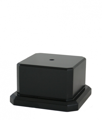 WB05 Black Wooden Base - Top 13.4cm sq
