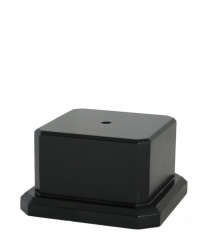WB05 Black Wooden Base - Top 13.4cm sq