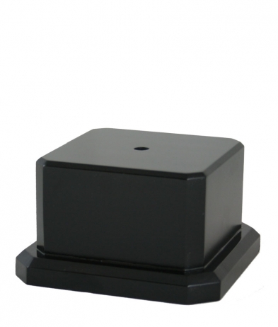 WB07 Black Wooden Base - Top 19.4cm sq