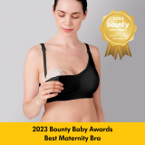  Hands-Free 3 in 1 Nursing & Pumping Bra Black