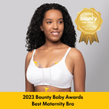  Hands-Free 3 in 1 Nursing & Pumping Bra White