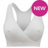  Keep Cool&trade; Sleep Breathable Maternity and Nursing Bra - White