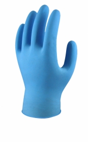 63075-L Blue Nitrile 10 Pack Disposable Gloves L