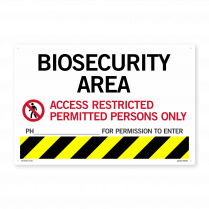  Biosecurity Area PVC