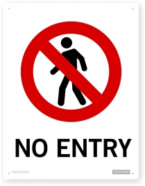 no entry sign