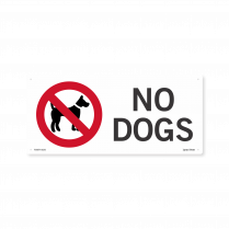 no dogs sign