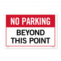  No Parking Beyond This Point