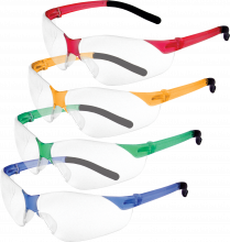 WE61545+ Wise Multi Colour Safety Glasses One Size