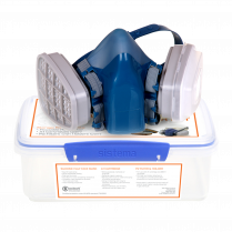 WR63009+ Wise Silicone Half Face Mask Container Set Respir