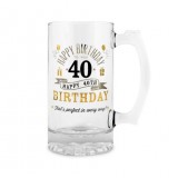 LMBG1042 **HAPPY 40TH TANKARD