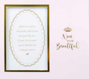 LMMD015 **NAN YOU'RE BEAUTFUL MDF 6X4 PHOTO FRAME