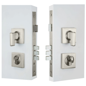 Mini Lever Entrance Lock Kit Square 60mm