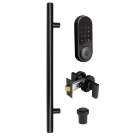 Bluetooth Electronic D.bolt Round Pull Handle Lock Kit - Oval