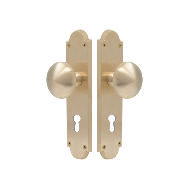 Unlacquered Satin Brass
