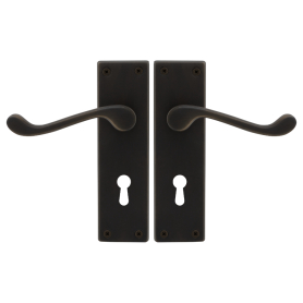 York Square Longplate - Std Keyhole