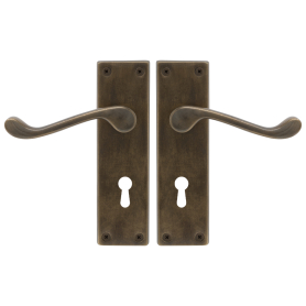 York Square Longplate - Std Keyhole