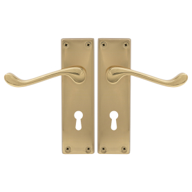 York Square Longplate - Std Keyhole