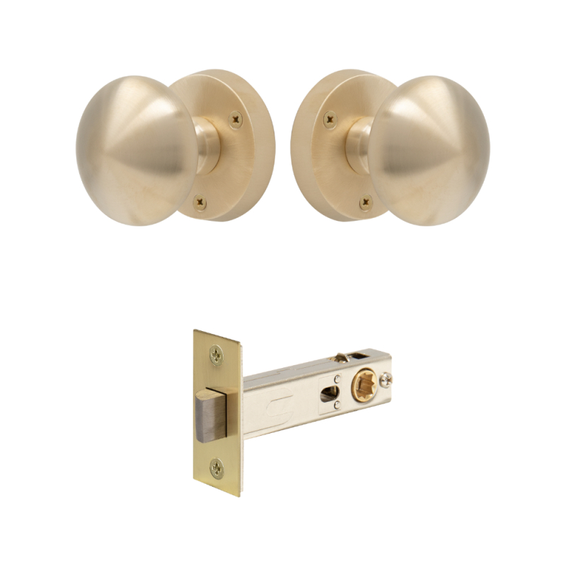 Unlacquered Satin Brass