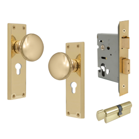 Sutton Square Longplate - Euro Locking Set