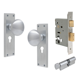 Sutton Square Longplate - Euro Locking Set