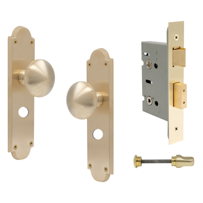 Unlacquered Satin Brass