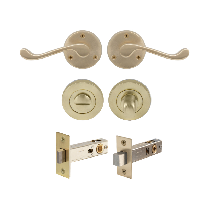 Unlacquered Satin Brass