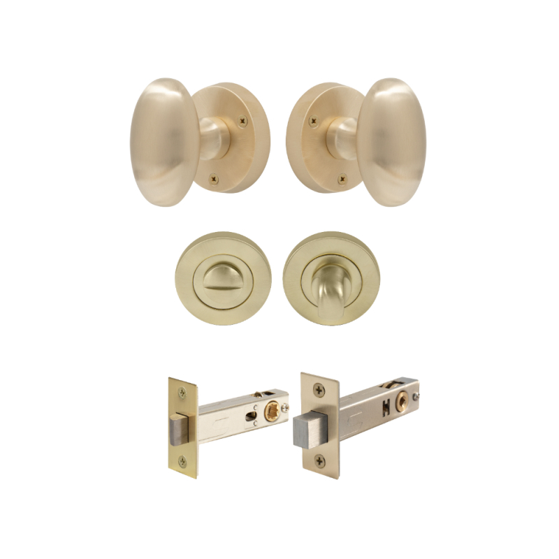 Unlacquered Satin Brass