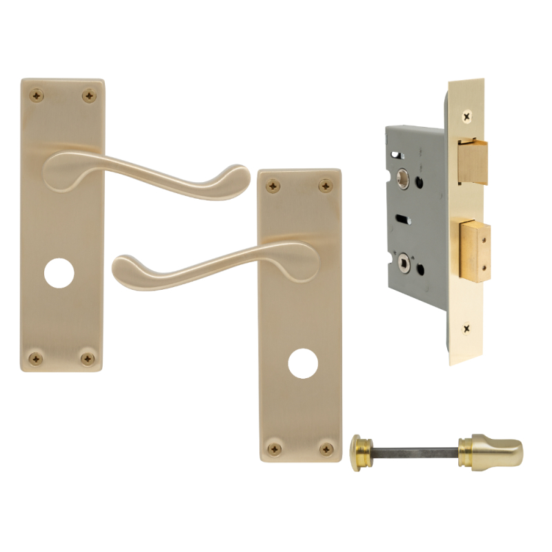 Unlacquered Satin Brass