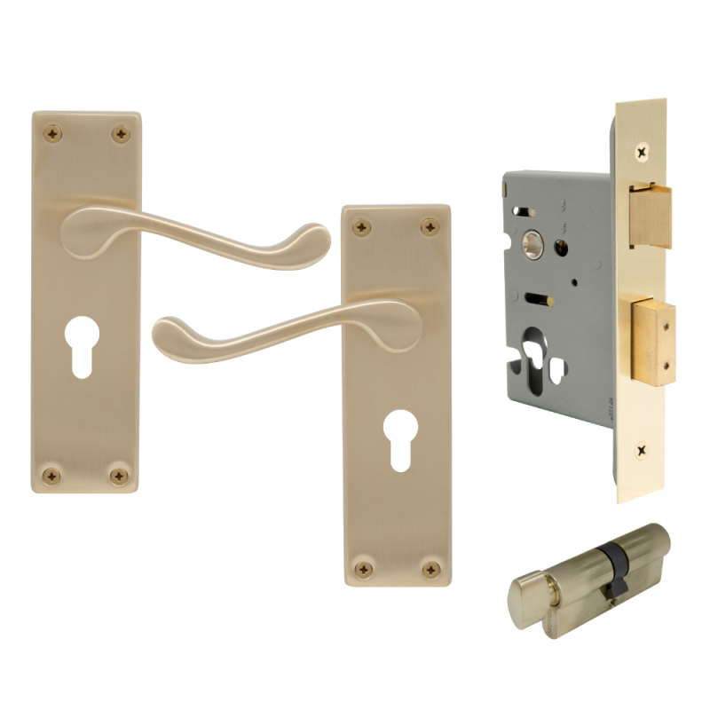 Unlacquered Satin Brass