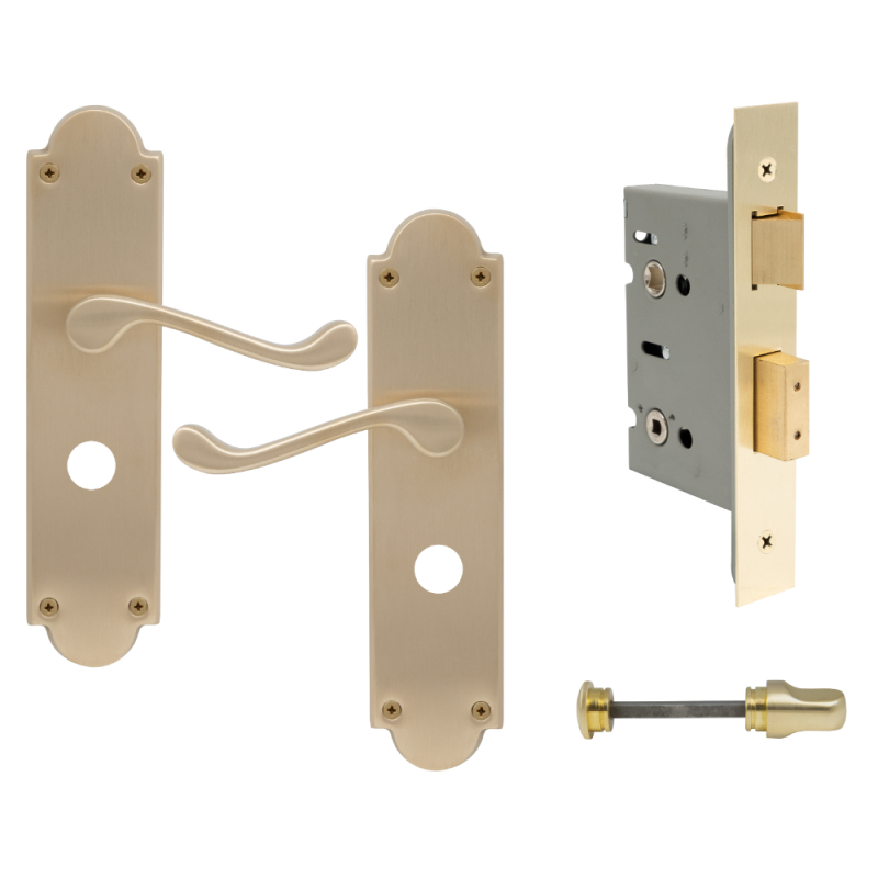 Unlacquered Satin Brass