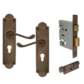 York Victorian Longplate - Euro Locking Set