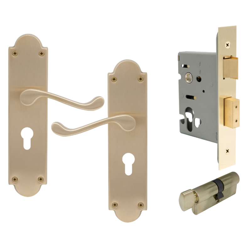 Unlacquered Satin Brass