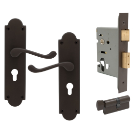 York Victorian Longplate - Euro Locking Set