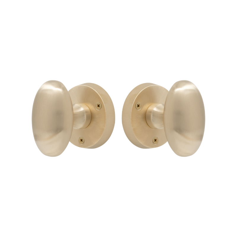 Unlacquered Satin Brass