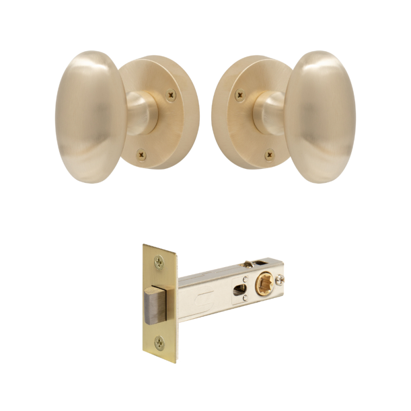Unlacquered Satin Brass