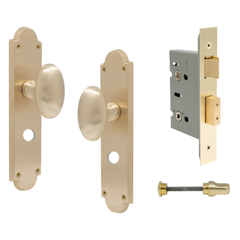 Unlacquered Satin Brass