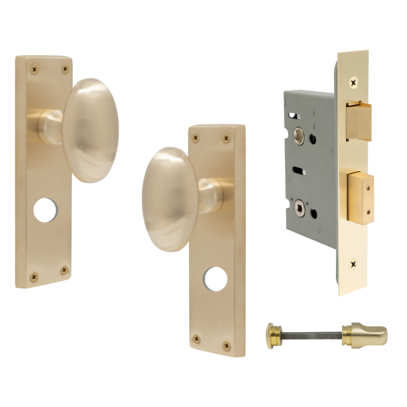 Unlacquered Satin Brass